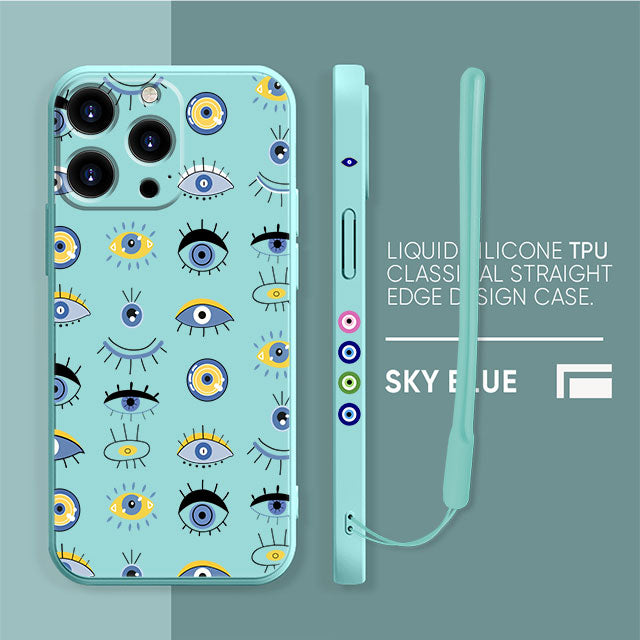 silicone evil eye case