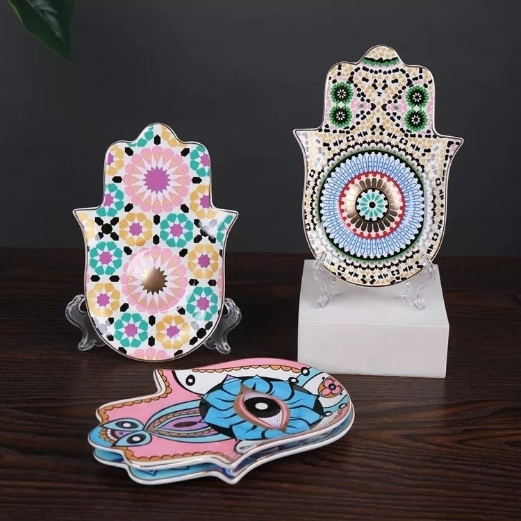 evil eye hamsa hand cup