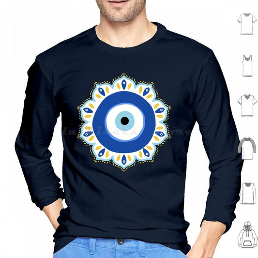evil eye cotton t-shirt