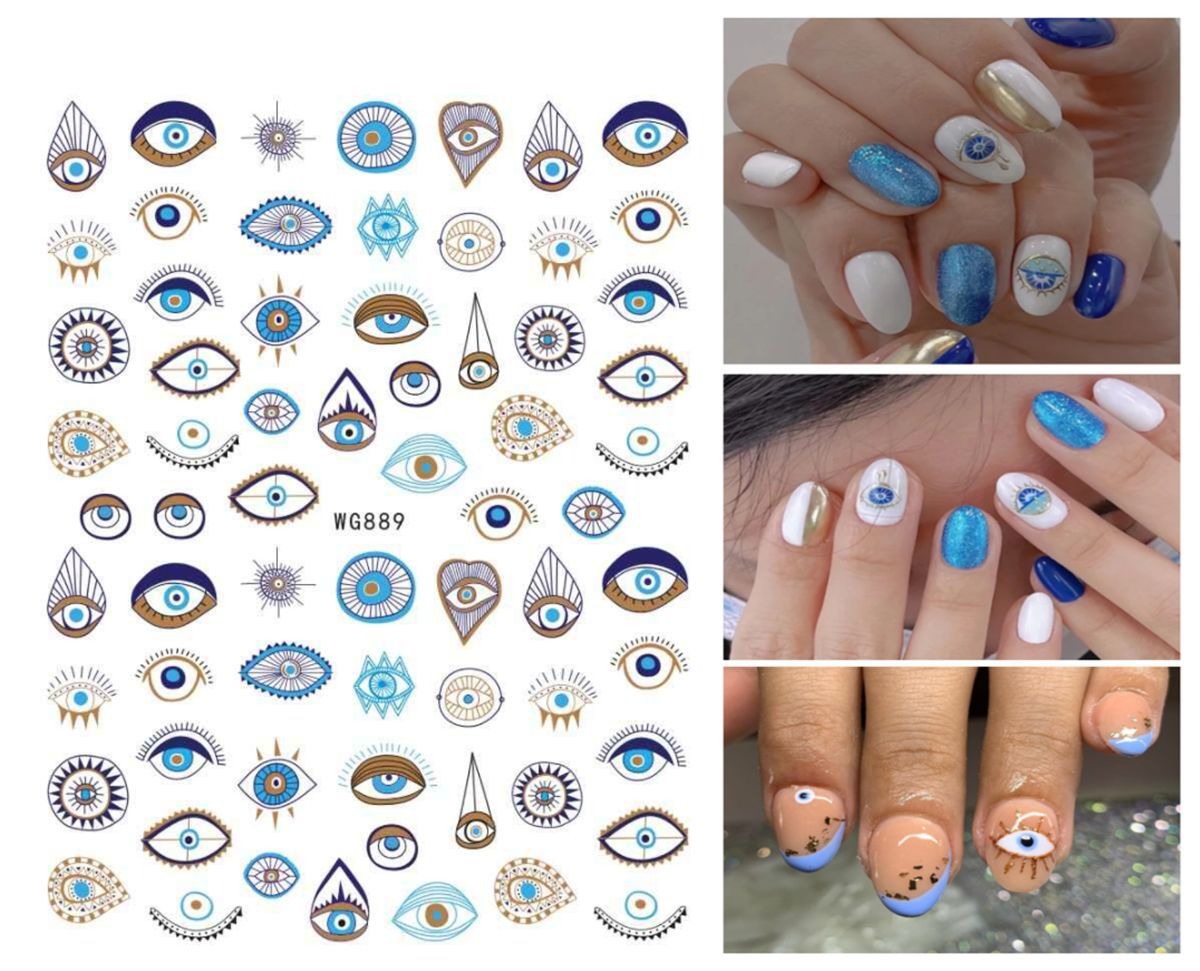 Evil Eye Nail Art Sticker