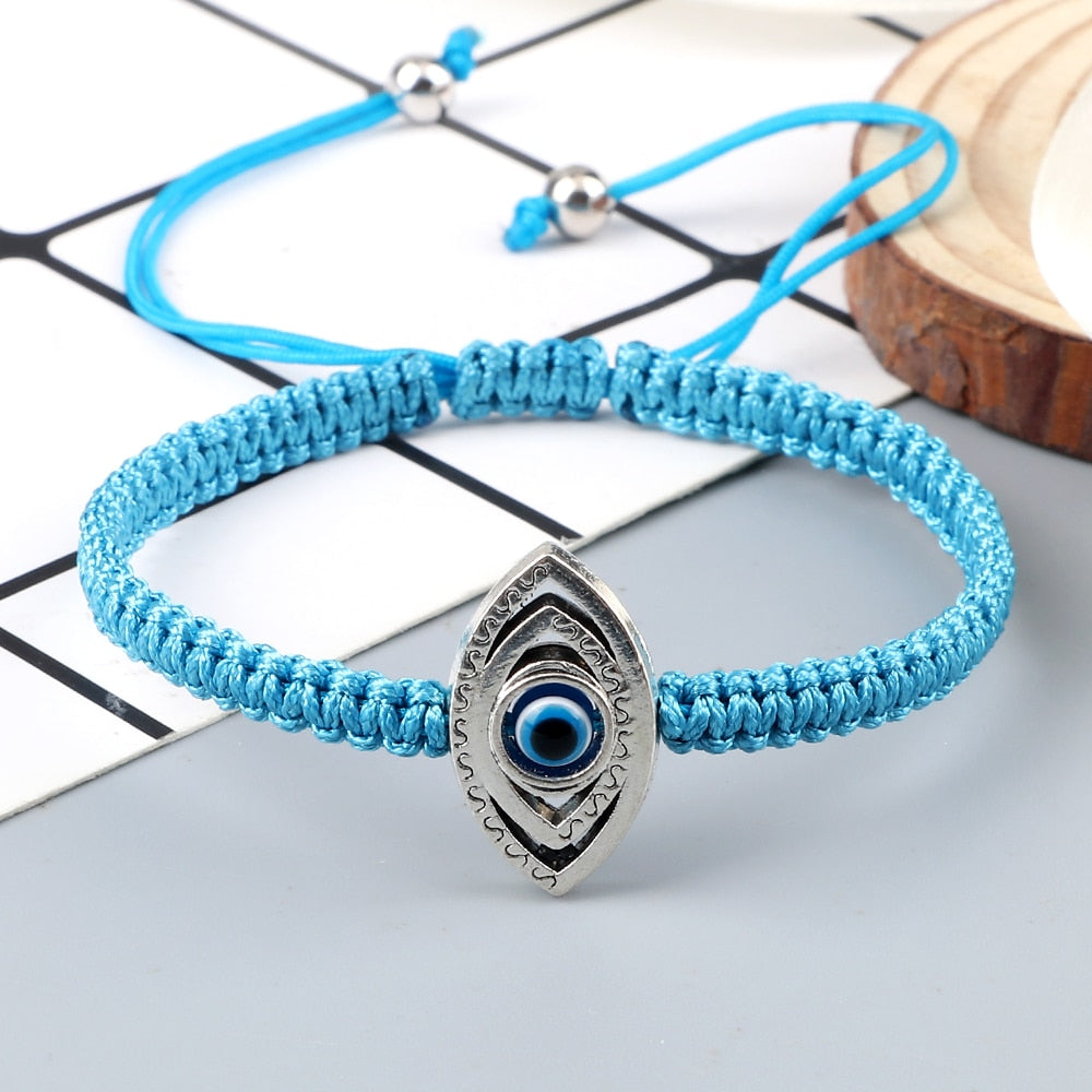 Evil eye thread on sale bracelet