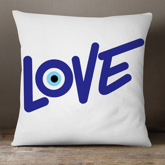 love evil eye pillow