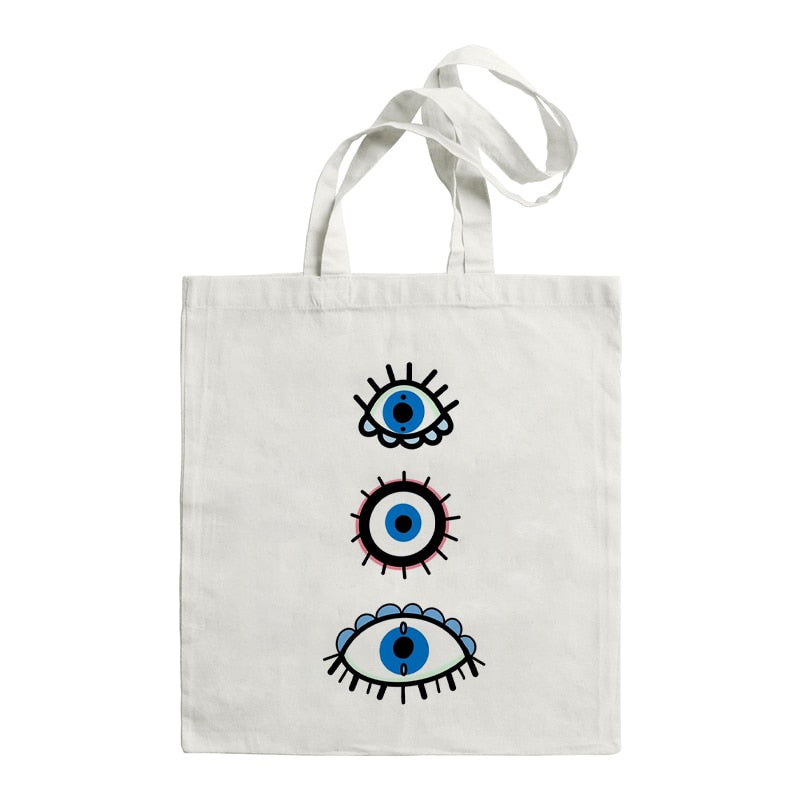 Turkish Evil Eye Foldable Tote Bag