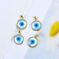 Evil Eye Metal Edge Pendants
