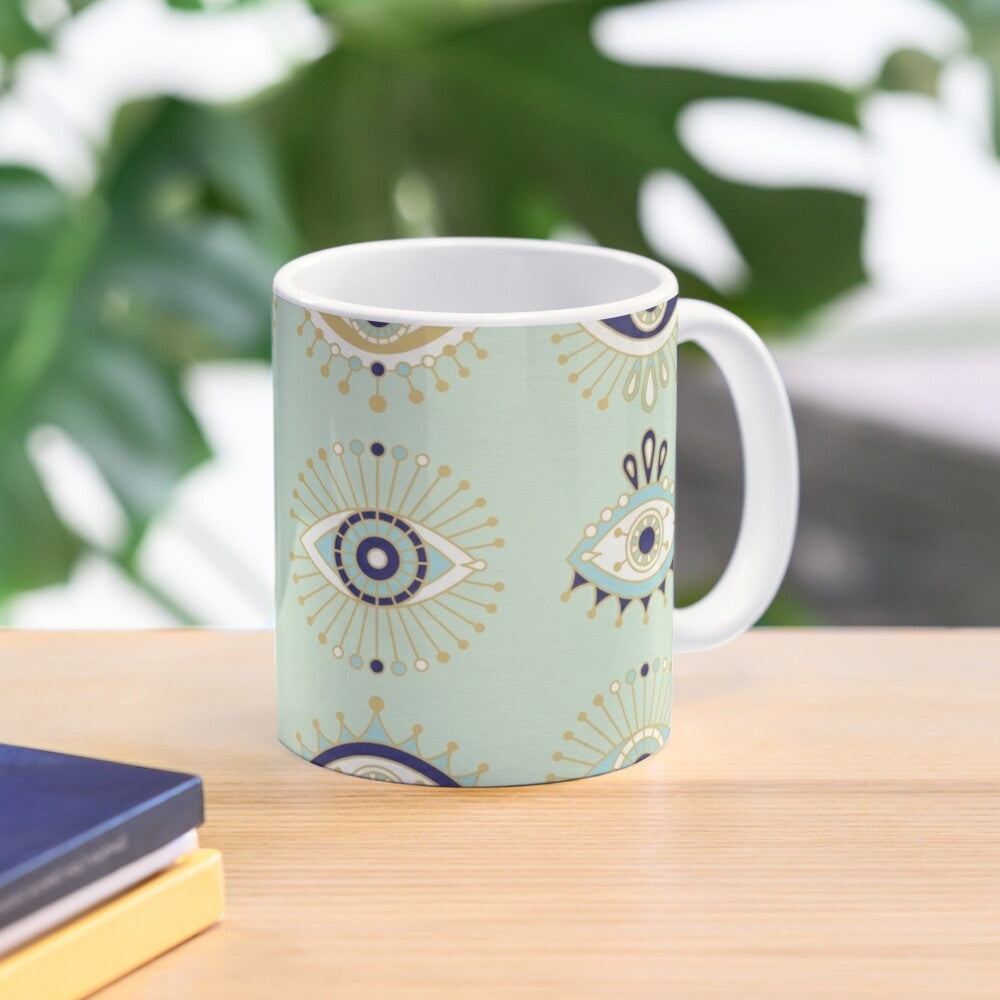 amulet evil eye coffee cup