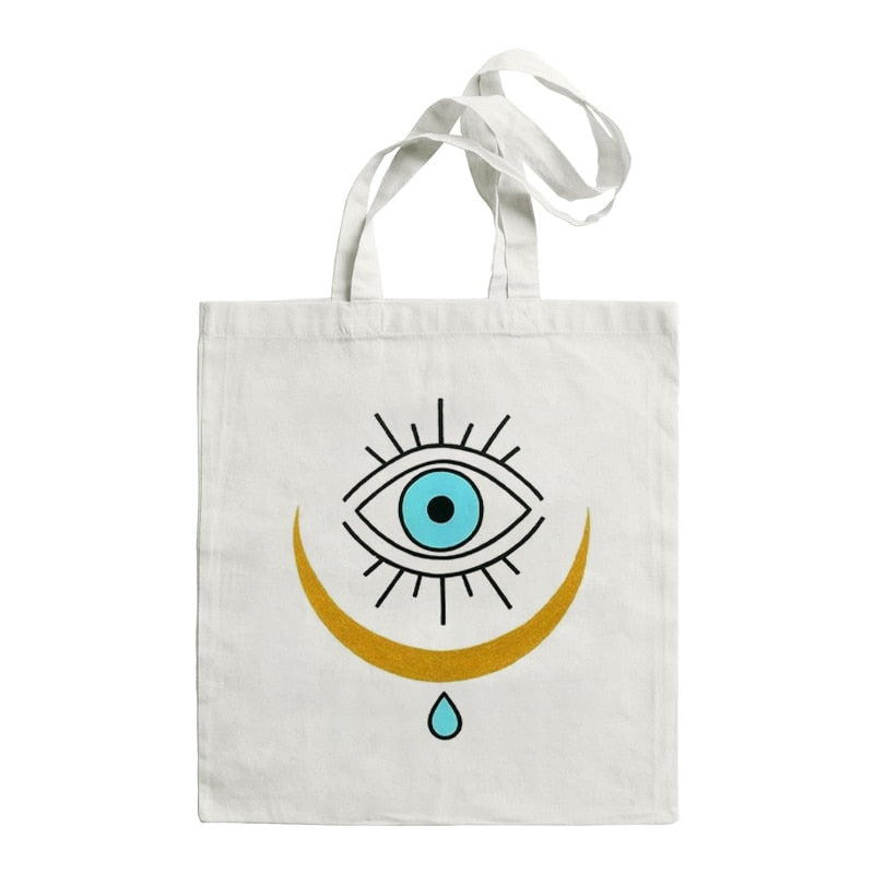 Turkish Evil Eye Foldable Tote Bag