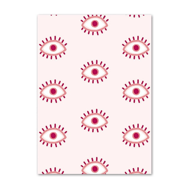 Abstract Turkish Evil Eye Wall Decor