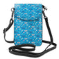 Evil Eye Quatrefoil Pattern Shoulder Bag