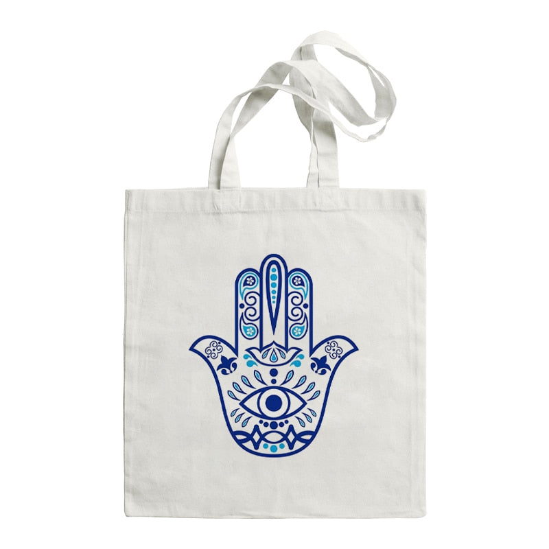 Turkish Evil Eye Foldable Tote Bag