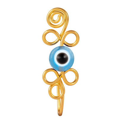 Evil Eye Steel Nose Cuff