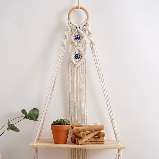 Evil Eye Wall Hanging Shelf