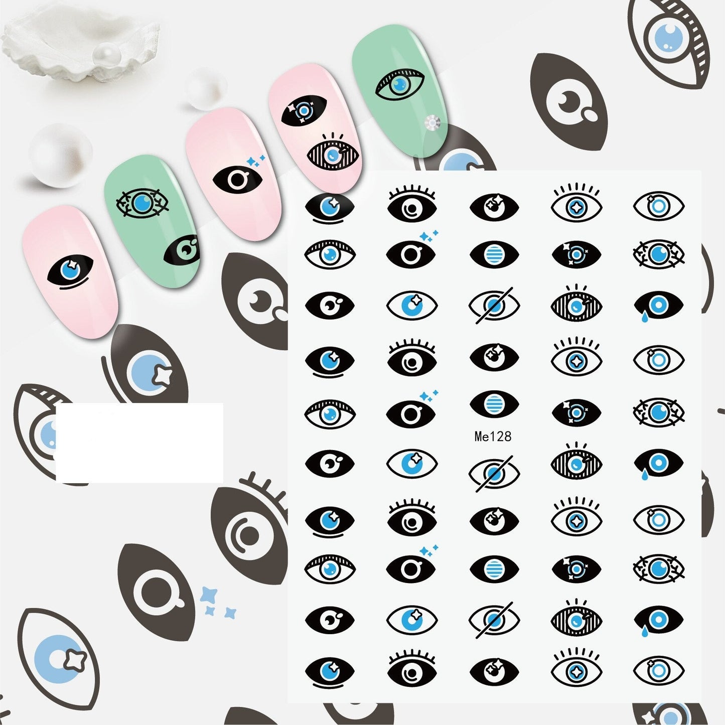 Evil Eye Nail Art Sticker