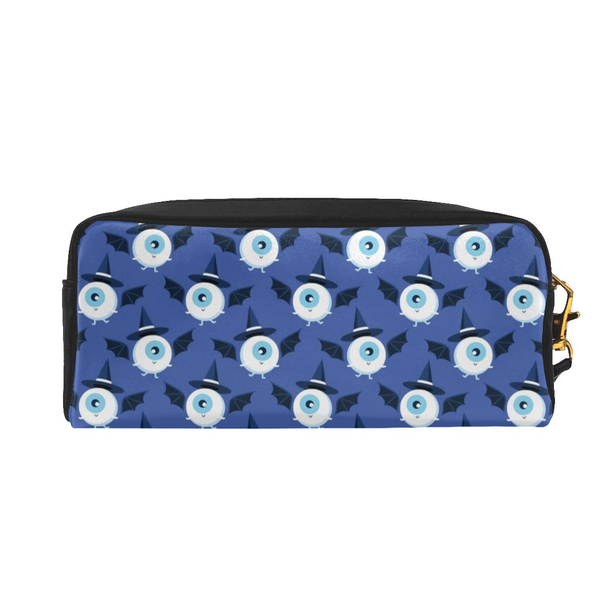 Quatrefoil Pattern Evil Eye Leather Purse