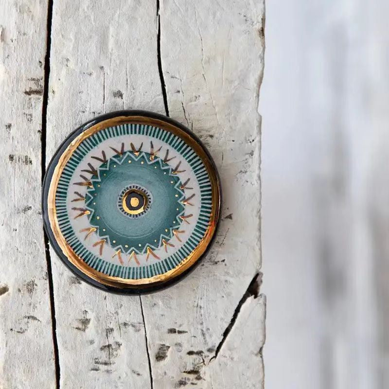 greek eye wall hanging