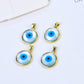 Evil Eye Metal Edge Pendants