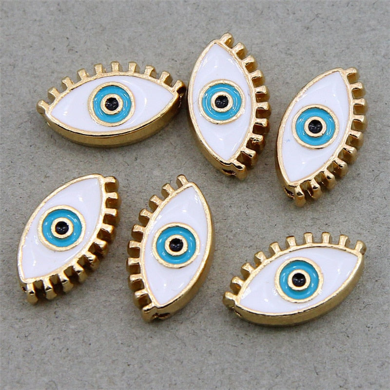 6pcs Evil Eye Beads