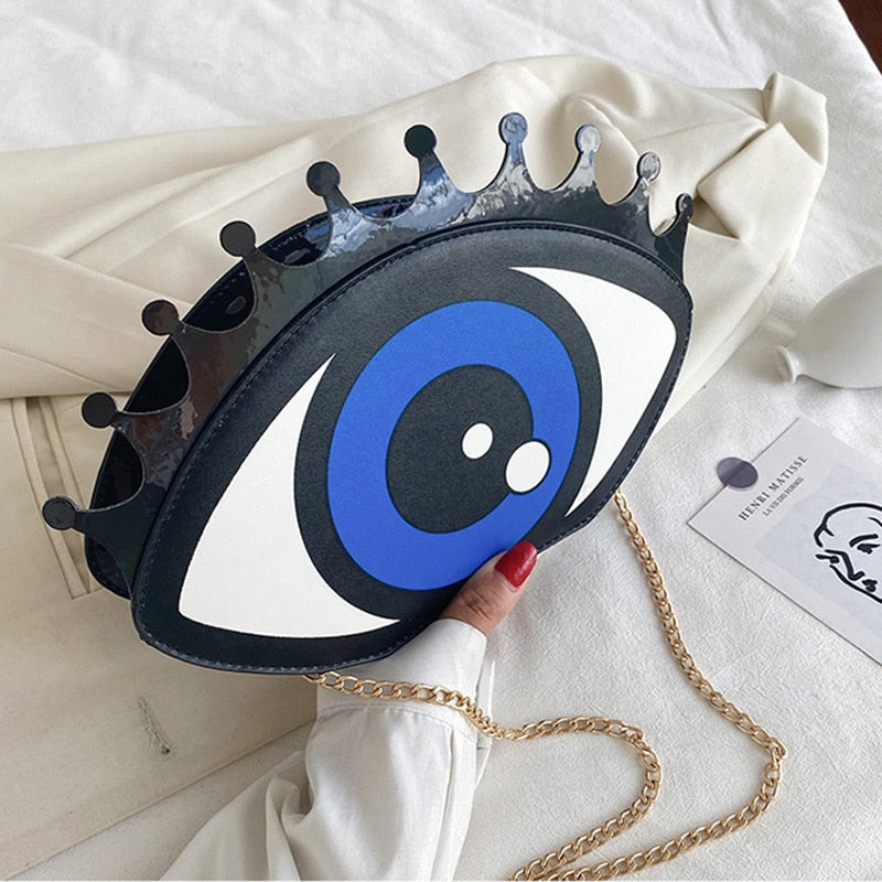 Eye Shaped Shoulder Bag for Women