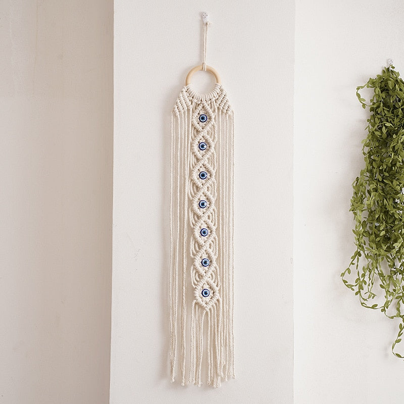 Evil Eye Cotton Wall Hanging Best Gift