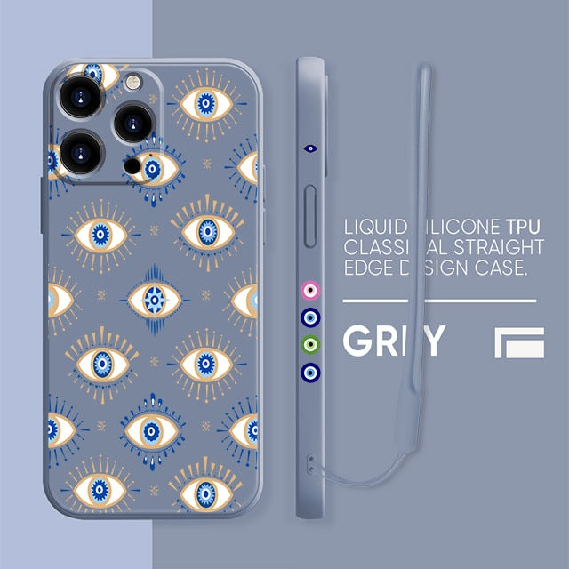 silicone evil eye case