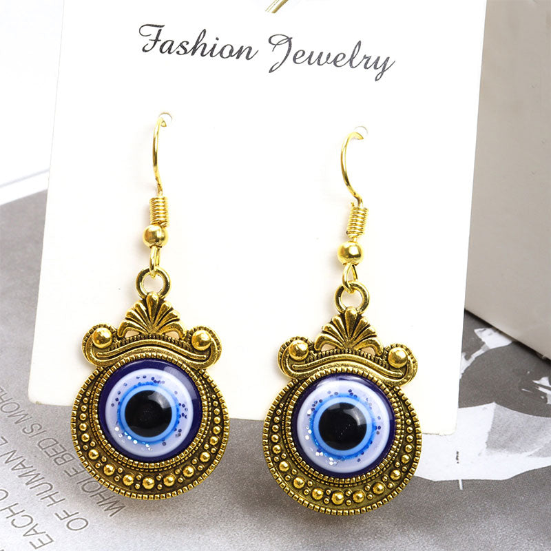Evil Eye Drop Earrings for Women – Evil Eye Guard