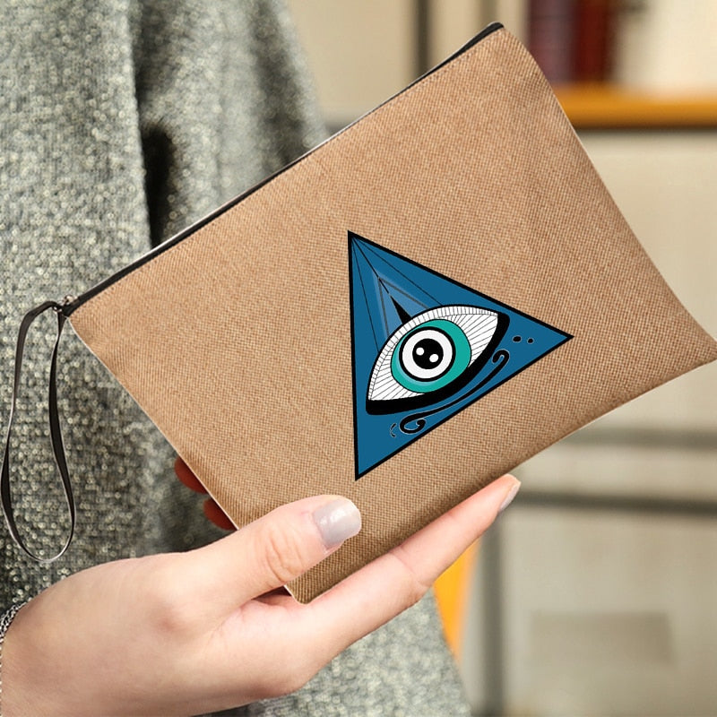 Evil Eye Printed Ladies Handbag