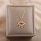 Pretty Evil Eye Pendant Choker Necklace