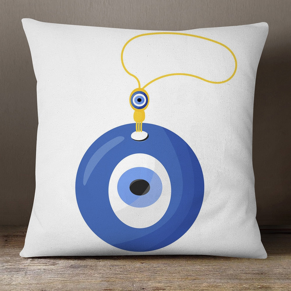 Evil eye outlet pillow case