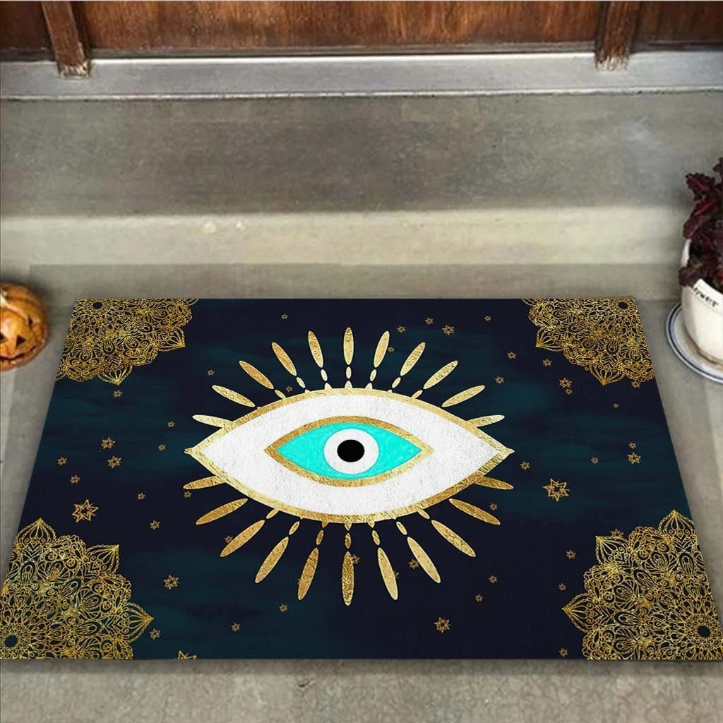 evil eye rug mat