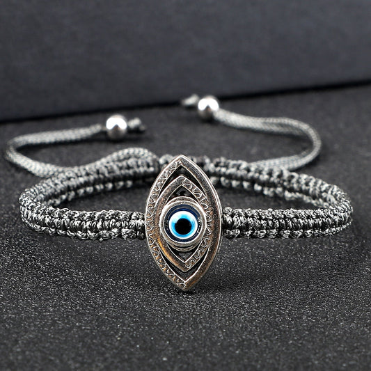 Evil Eye Bracelet, Black Thread Bracelet, Turkish Evil Eye Bead