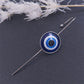 Evil Eye Gold Stud Earrings