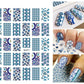 3D Colorful Eye Nail Stickers