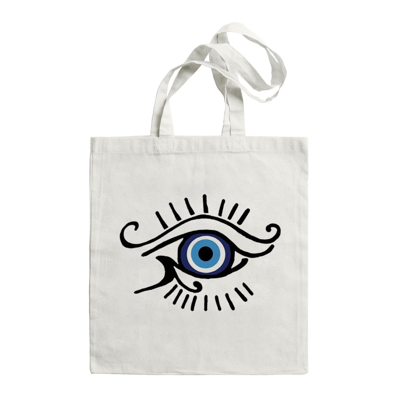 Turkish Evil Eye Foldable Tote Bag