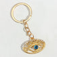 Evil Eye Pretty Design Golden Keychain