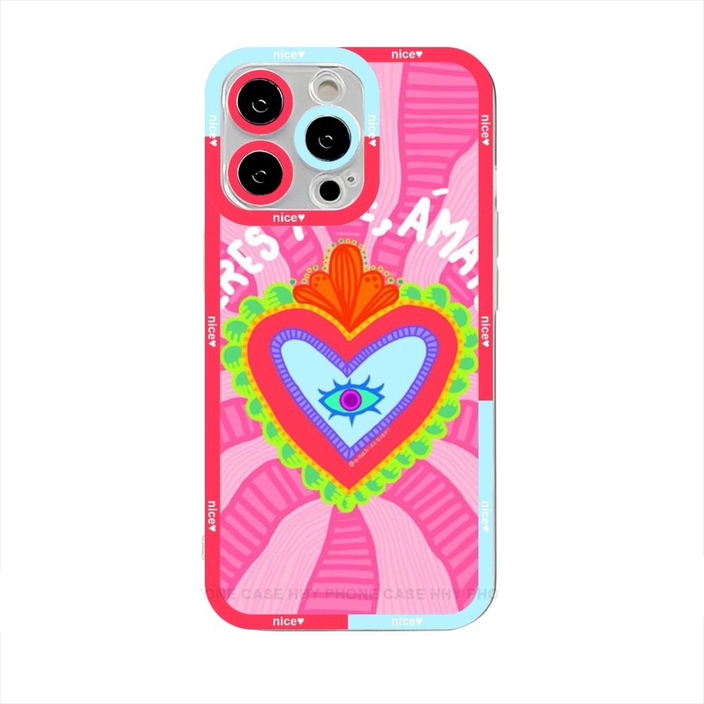 colorful evil eye iphone case