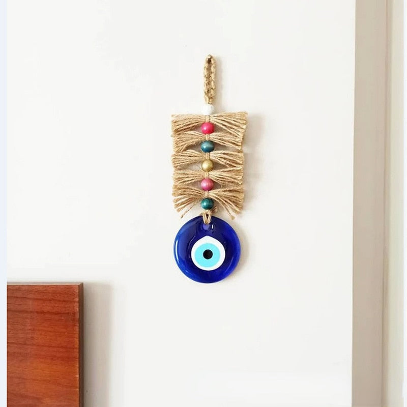 Evil Eye Beaded Wall Hanging - Best Gift