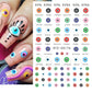 evil eye nail art stickers