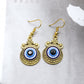 Evil Eye Drop Earrings for Women