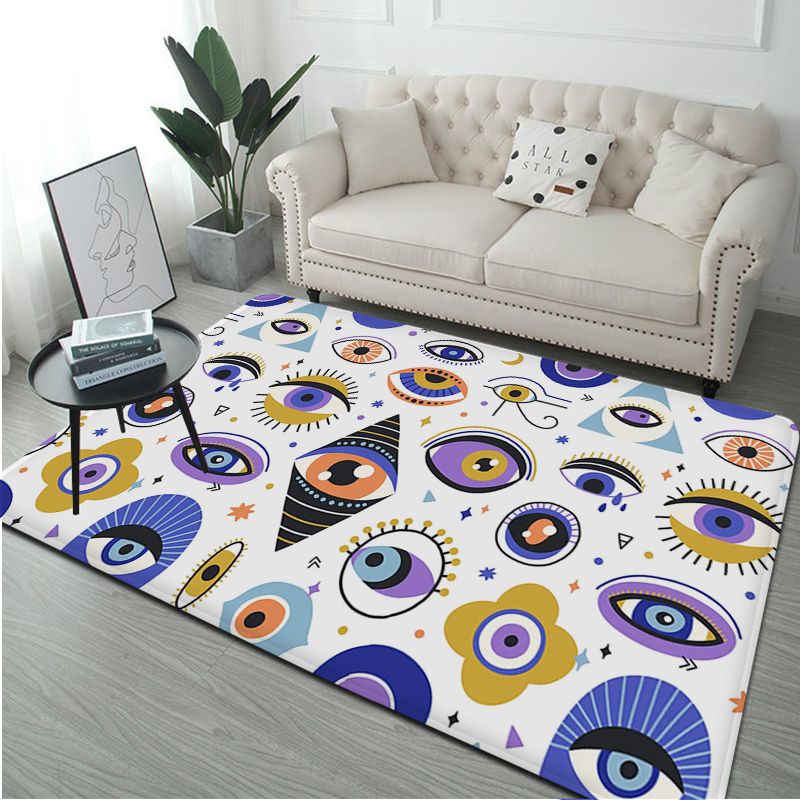 Customize Evil Eye Living Room Mat