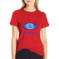 evil eye cotton women t-shirt