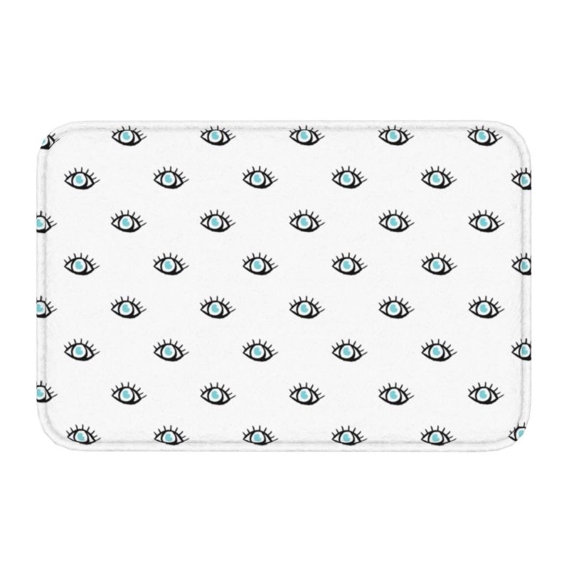 Greek Evil Eye Washable Doormat