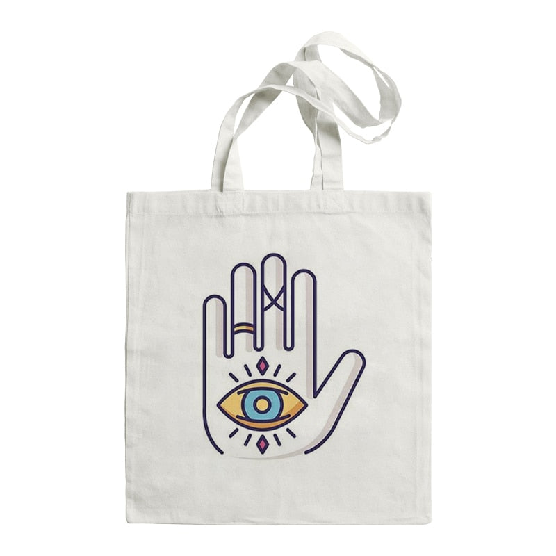 Turkish Evil Eye Foldable Tote Bag