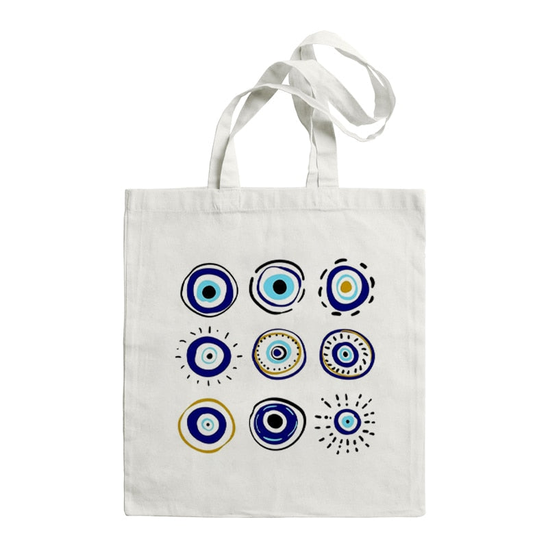 Turkish Evil Eye Foldable Tote Bag