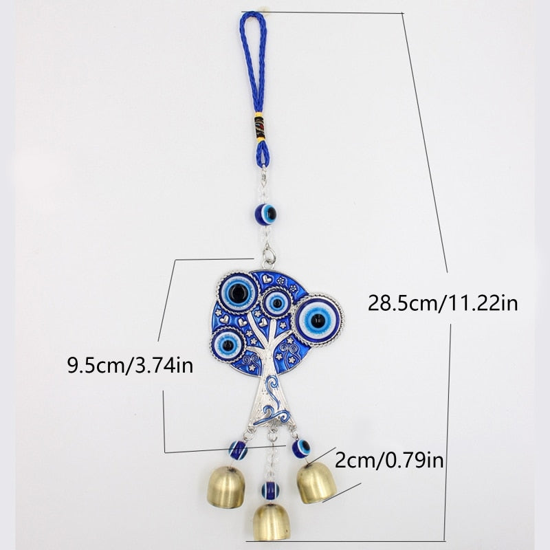 greek eye windchimes tree