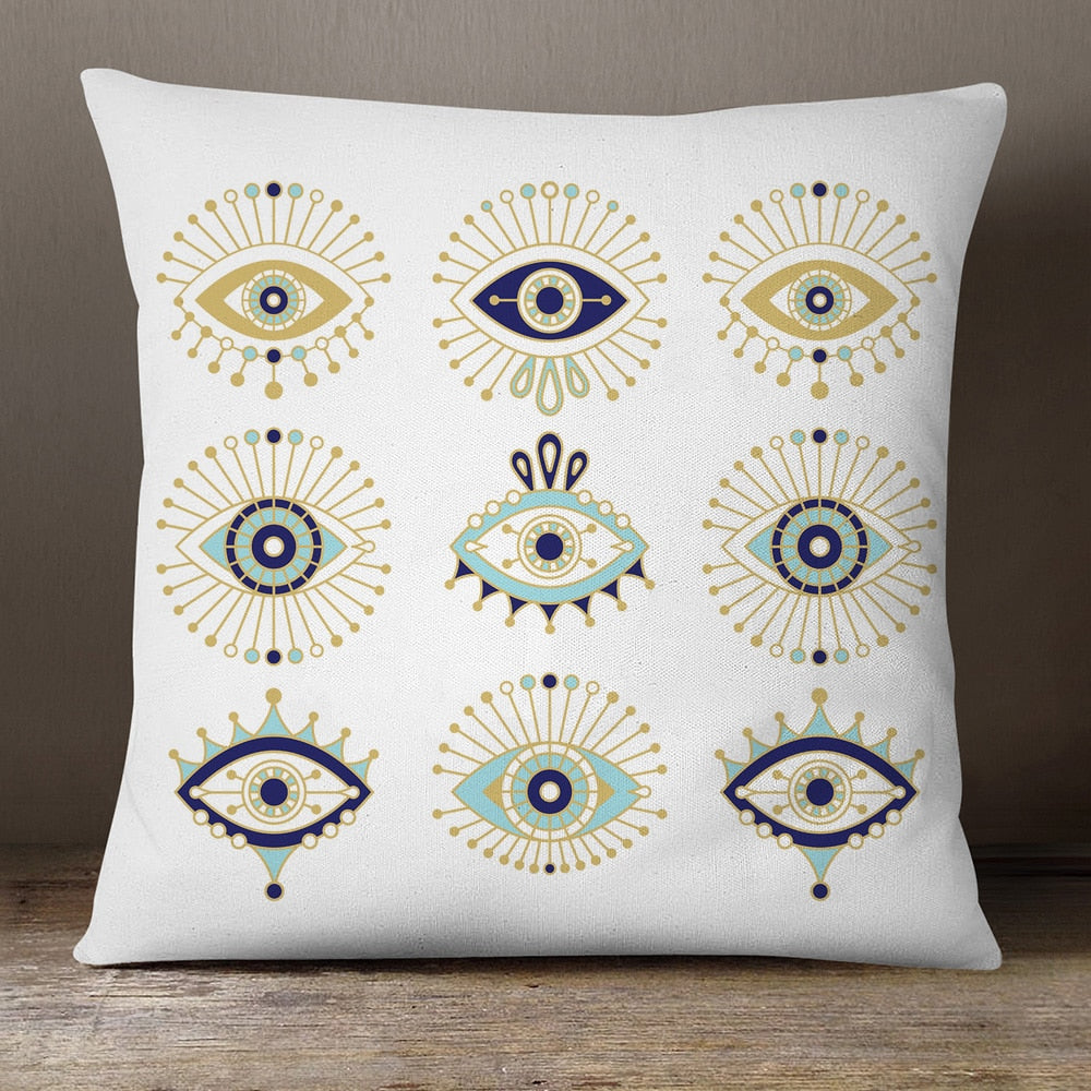 eyes of protection toss pillow