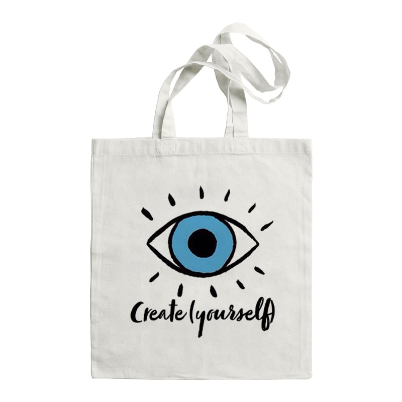 Turkish Evil Eye Foldable Tote Bag