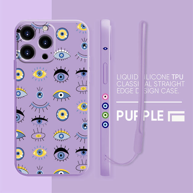 silicone evil eye case