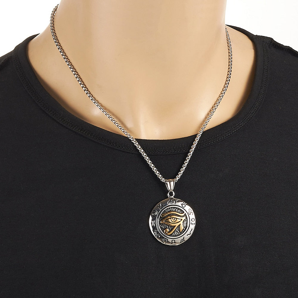 Stainless Steel Amulet Necklace