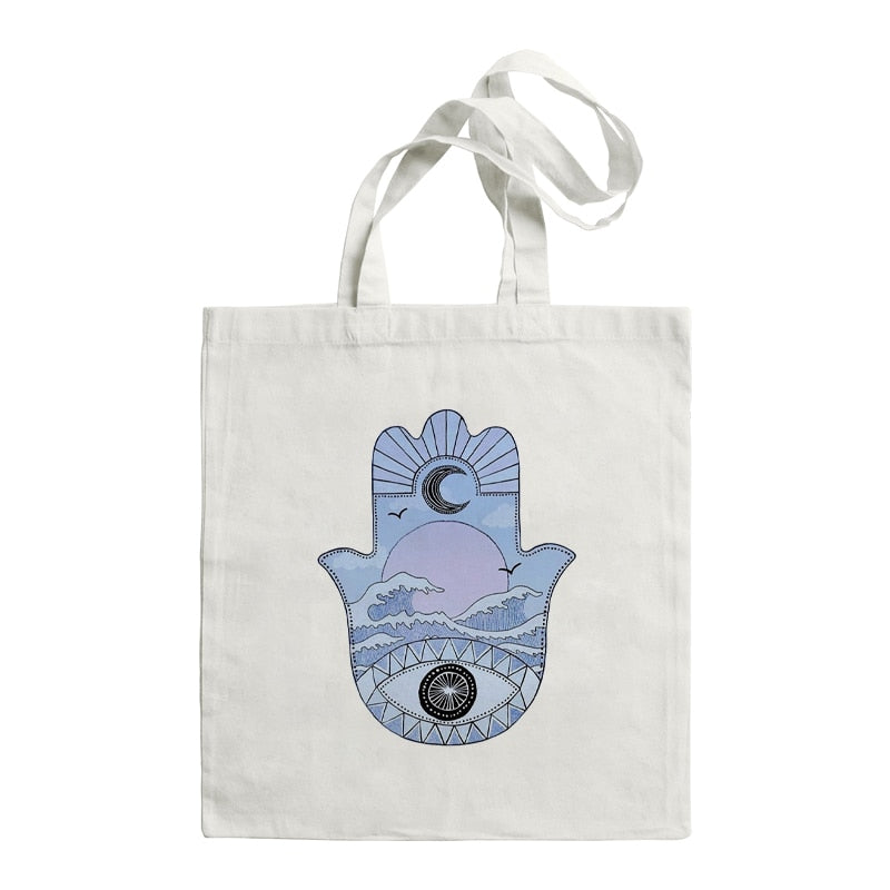 Turkish Evil Eye Foldable Tote Bag