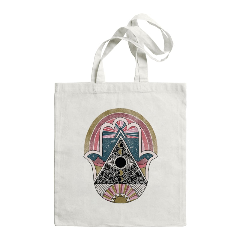 Turkish Evil Eye Foldable Tote Bag.