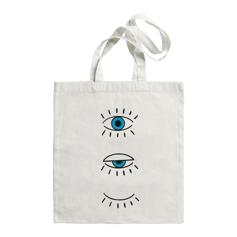 Turkish Evil Eye Foldable Tote Bag